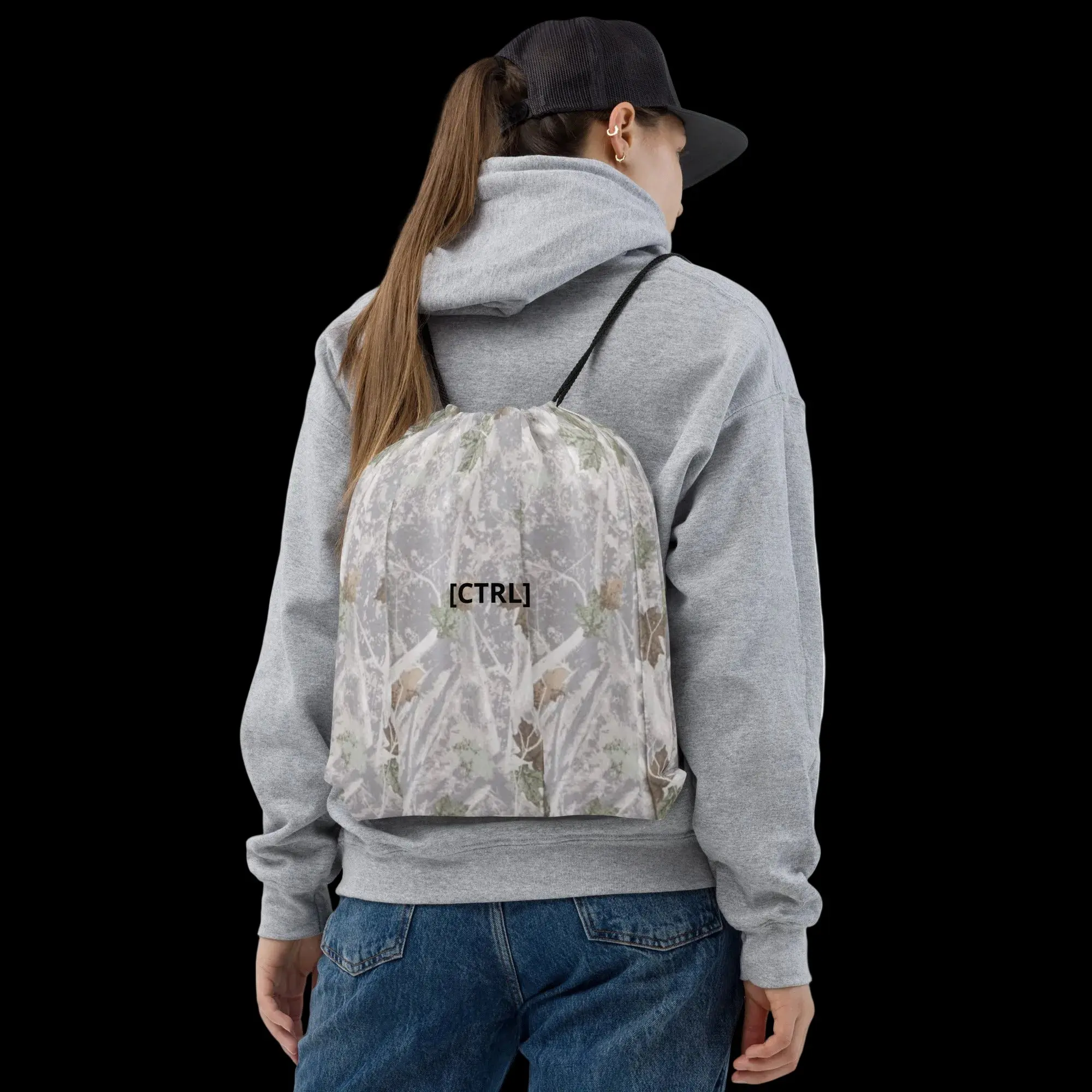 [CTRL] LIGHT CAMO DRAWSTRING BAG