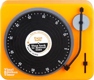 Retro Vinyl Record Player Kitchen Timer – Stylish & Fun Way to Keep Your Cooking 🎁