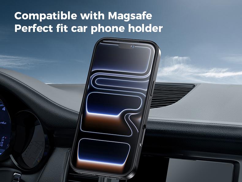 MAGIC JOHN 360 Degrees Rotating Magnetic Stand Phone Case for iPhone and SamSung