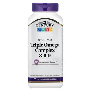 21st Century Triple Omega Complex 3-6-9, 90 Enteric Coated Softgels