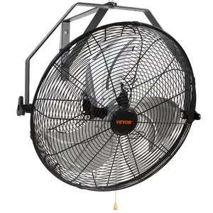 Wall Mount Fan, 3-speed High Velocity Max. 4150 CFM, Waterproof Industrial Wall Fan, Suitable for Commercial or Residential Use in Warehouse, Greenhouse, Workshop, Patio, Black, ETL Listed