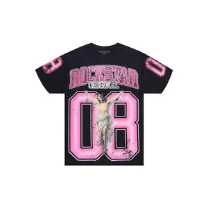 Tariqa 2.0 Black/Pink Oversized T-Shirt Tariqa 2.0 Black/Pink Oversized T-Shirt