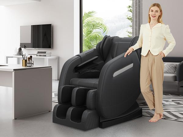 Real Relax massager zero gravity massage recliner equipped with whole-body airbags to control heating and comfort MM350 Bluetooth massage chair