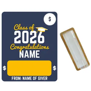 Class of 2026 Graduation Money Holder Card