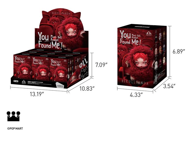 [Spanish] – SKULLPANDA You Found Me! Series – Colgante de Muñeco de Peluche