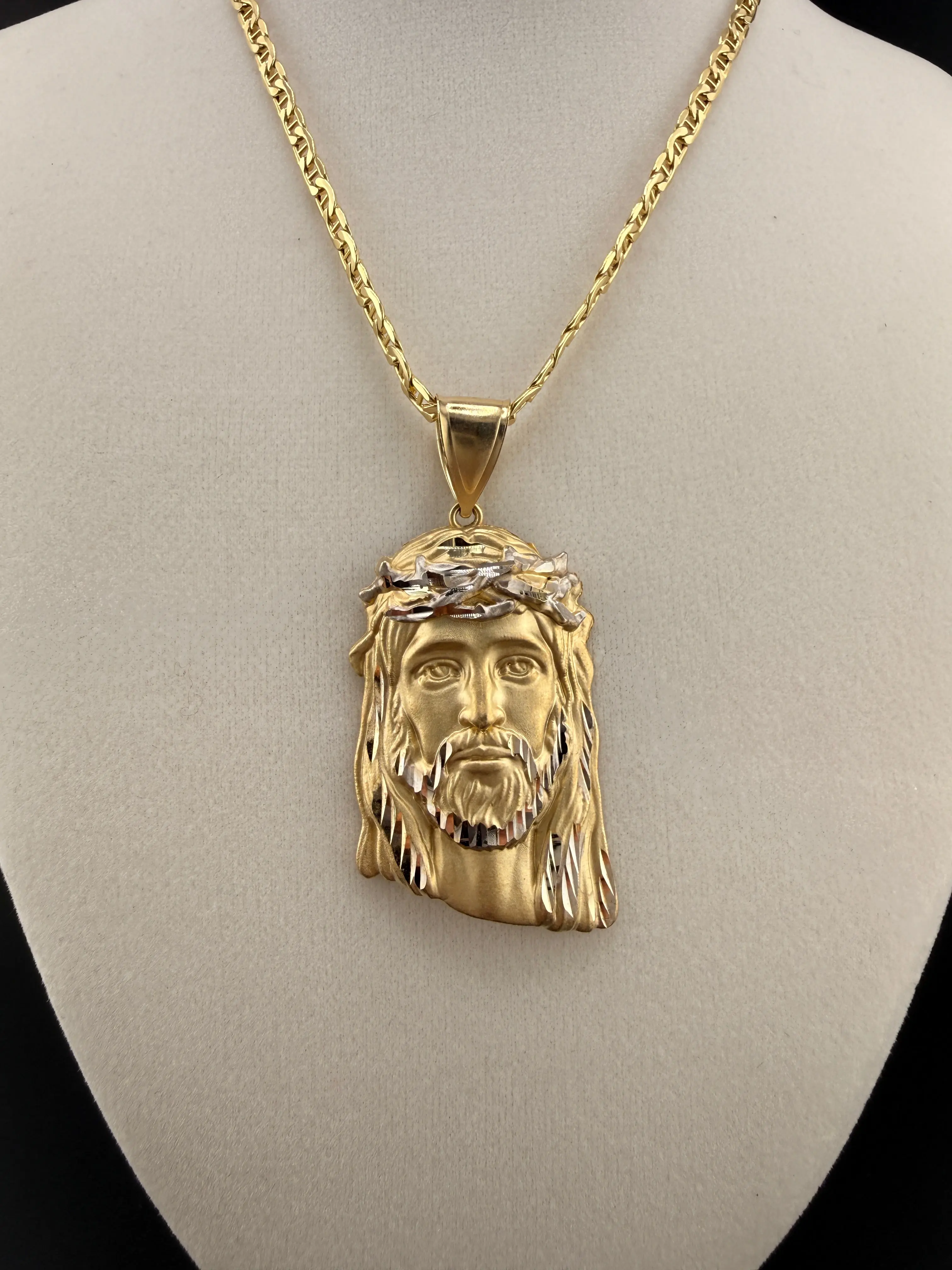 10K Gold Jesus Pendant – 10 Grams | Wholesale Price