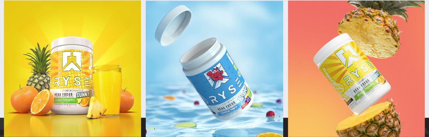 RYSE BCAA Focus Powder for Men and Women - BCAA Energy Supplement with Electrolytes, Natural Caffeine & Cognizin Supports - 30 Servings RYSE BCAA Focus Powder for Men and Women - BCAA Energy Supplement with Electrolytes, Natural Caffeine & Cognizin Supports - 30 Servings