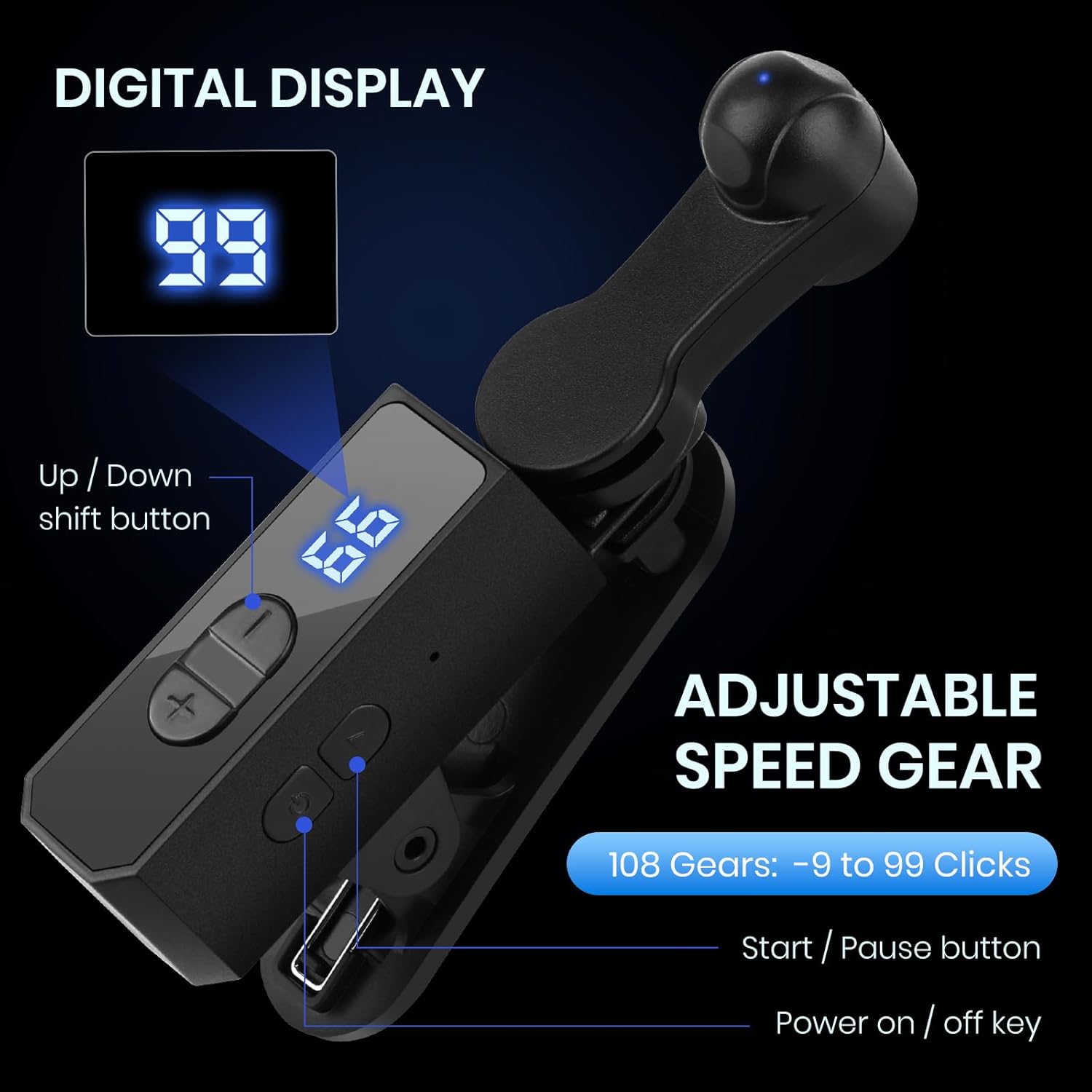Rechargeable version Automatic Clicker, Smart Automatic Screen Clicker Tapper, Auto Clicker Speed Tool