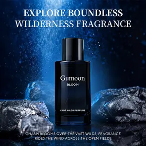 Gumoon Classic Men's Perfume 50ml(1.7 oz) EDP Long-Lasting Rich Wilderness Scent with Bergamot Lavender and Pepper Luxury Gift for Parties Dates Outdoor and All Occasions