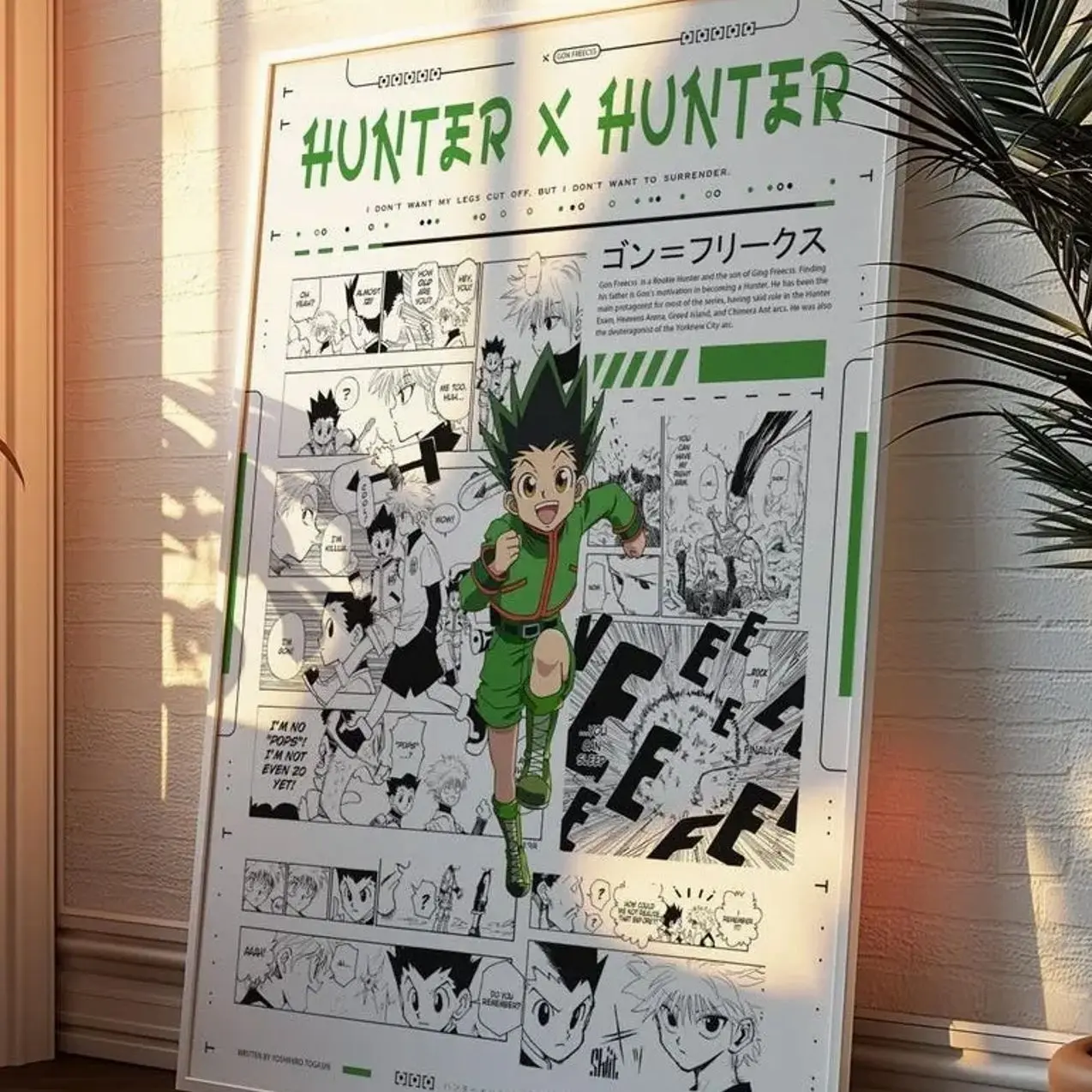 [Sale up to 45%] Hunter x Hunter Anime Poster - Hxh Gon Poster - Hunter x Hunter Poster - Gon Freecs Poster - Killua Hisoka Leorio Hunter x Hunter Manga No Frame Decoration Print