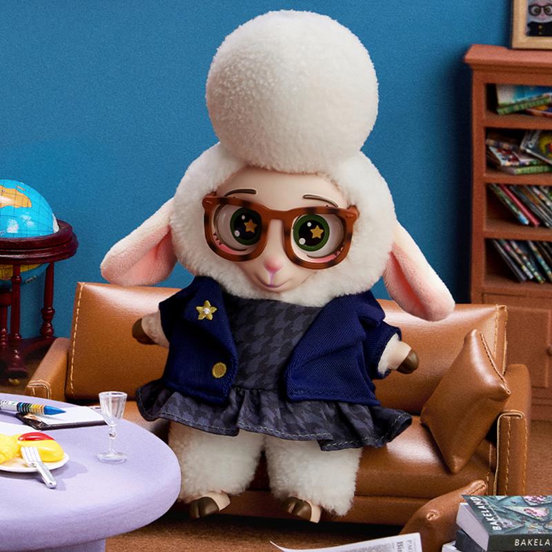 Disney Zootopia Series Vinyl Plush Toy Blind Box - Judy Nick Plush Doll, Christmas Gifts for Boys or Girls, Couple Accessories, Cute Bag Charms Keychien