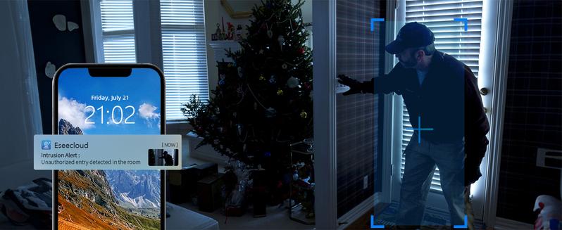 3MP 5G&2.4G WiFi Camera with Motion Detection and Auto Home Security Indoor PTZ