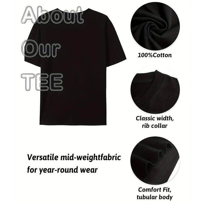 Narcos Graphic Print Men's Crew Neck Short Sleeve T-Shirt 100% Cotton Casual Summer Tee Menswear Top Black Crewneck with Iconic Design