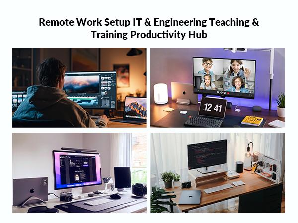 AV Access iDock M10 KVM Switch Docking Station for MacBook & Desktop PC, Dual 4K HDMI Displays, 10-in-1, 100W Power Delivery, EDID Emulation