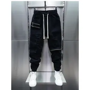 Multi-ziphip-hopsweatpantsfashionstreetharempantshighqualitymen'sclothing Menswear Trouser