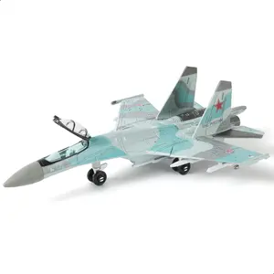 1/100 Scale Su-35S Fighter Jet Quick Build Model Kit – 25-Piece DIY Military Aircraft Assembly Toy with Display Stand, Collectible Aviation Gift for Adults and Kids