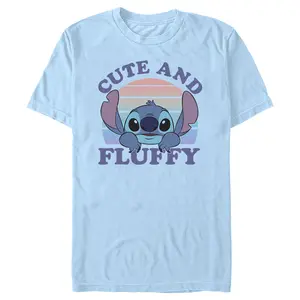 Men's Lilo & Stitch Cute and Fluffy T-Shirt