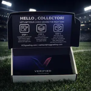 Verified Card Grading submission box kit for sports cards and Pokemon cards.