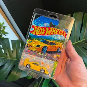 (1 of 1) Custom Holographic Ferrari F40 Hot Wheels (Real Riders)