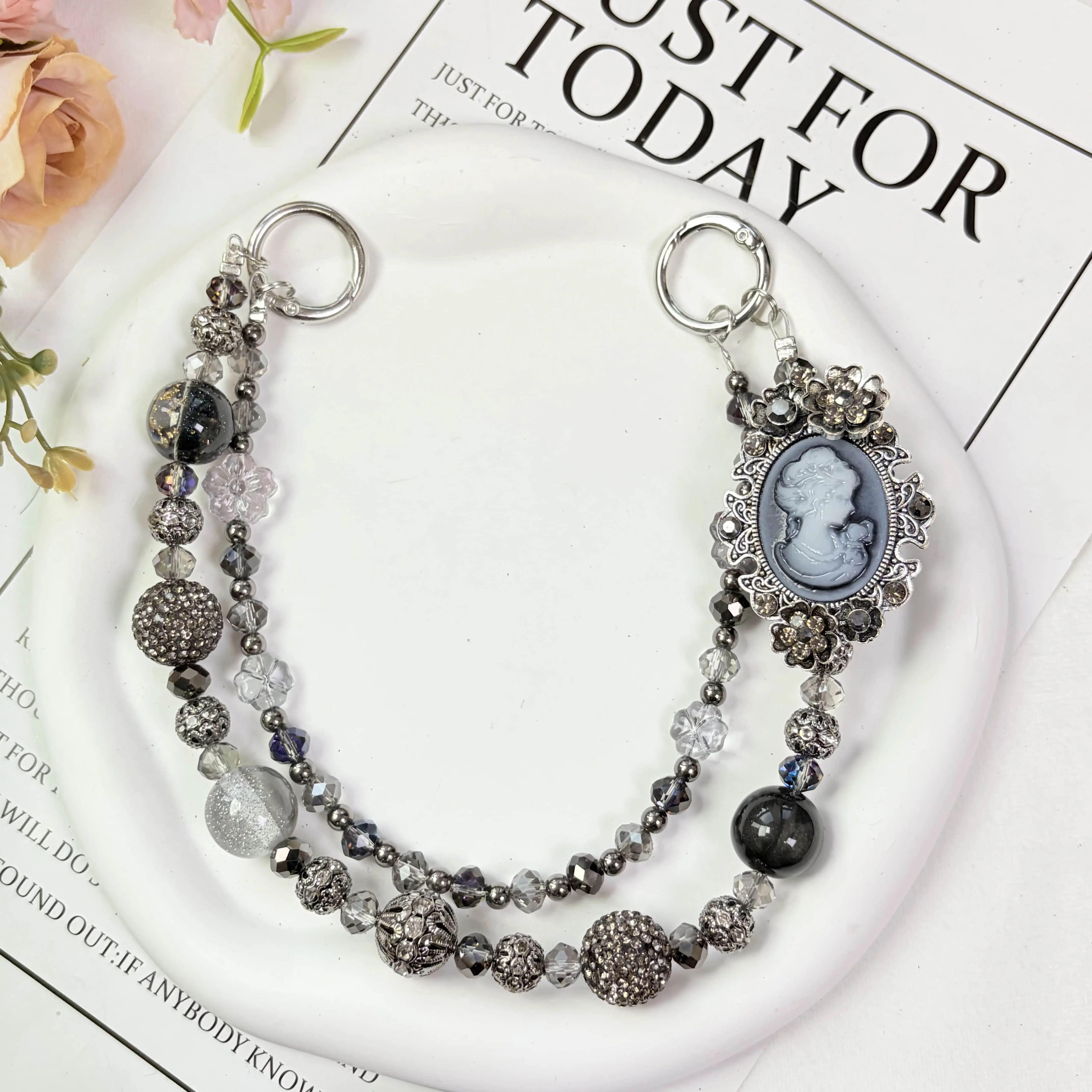 Refined Woman Style Bag Charm,Delicate Handbag Pendant Accessory for Women, Detachable Bag Charm,Pretty Holiday Gift,Ideal Birthday Gift for Girls & Women,Summervibes