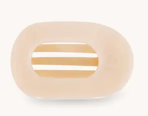 Teleties | Almond Beige Small Flat Clip