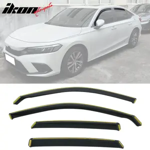 Window Visor for Honda Civic Sedan 2022-2026 Black In-Channel Deflectors