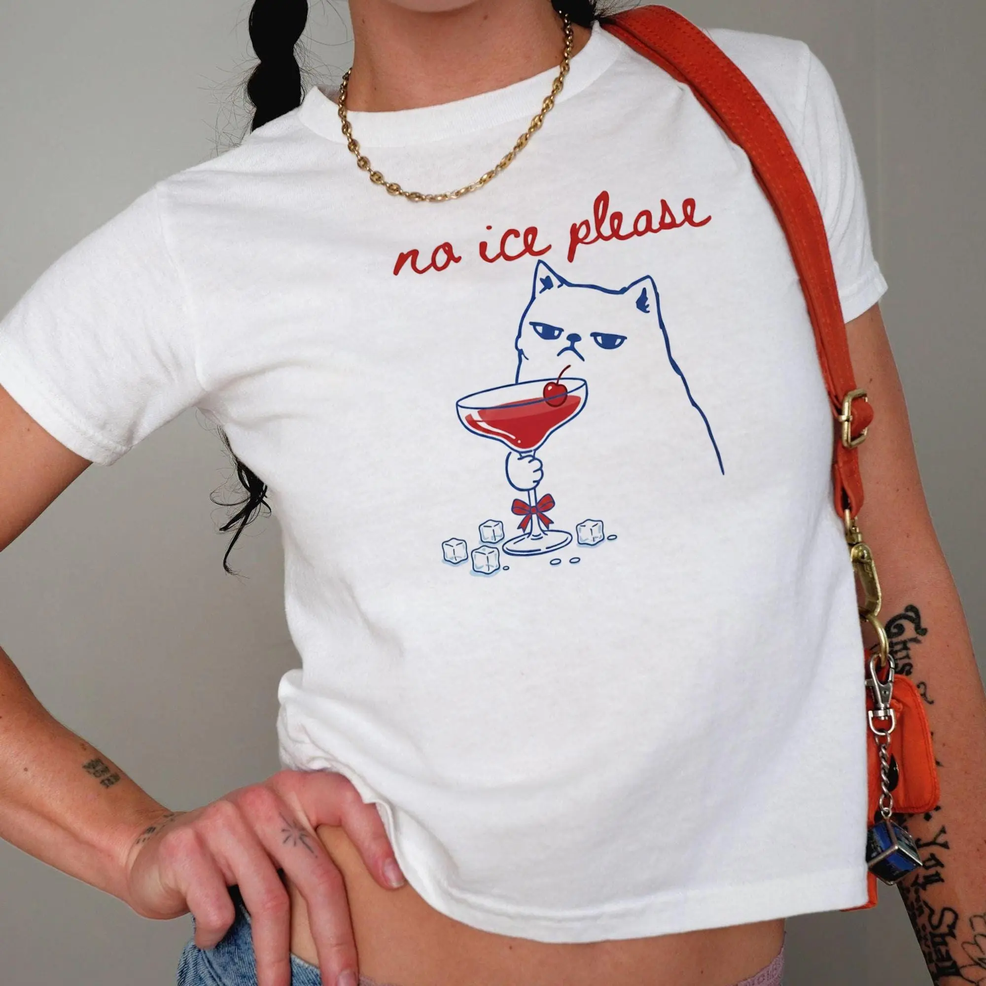 [Sale Up To 50%] No ICE Please Cat Baby Tee, Abolish ICE Shirt, Pro Immigration Shirt, Anti Racism T-Shirt, Political Activist Tee, Liberal Women Tee