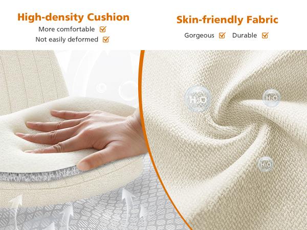 Height Adjustable Criss Cross Chair - Armless Desk Chair No Wheels Cross Legged Office Chair Wide Swivel Home Office Desk Chairs