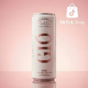 GIÓ Rosé 6-Pack | Non-Alcoholic Drink with Kanna Kava & Blue Lotus