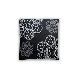 Star Wars Throw Pillow | Empire Imperial Symbol Cluster Design | 20 x 20 Inches