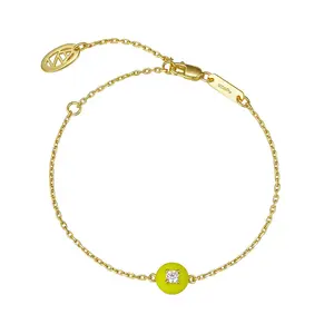 Petit Cupcake Bracelet in Yellow