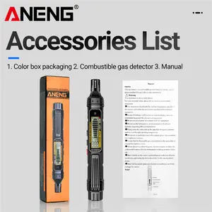 ANENG GN805 Gas Leak Detector, Combustible Gas Analyzer with Audible Alarm, 50-10000PPM Sensing Range, Multi-Mode Gas Sniffer for Natural Gas, Propane & Methane