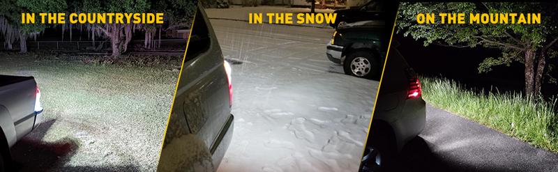 AUXITO 912 921 LED Bulb for Backup Light Reverse Lights High Power 2835 15-SMD Chipsets Error Free T15 906 922 W16W Bulbs, 6000K White Daytime Running Lights (Upgraded, Pack of 2)