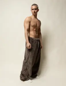 tricki | Oversized Fur Sweats - Baggy, Fluffy, Cozy, Men’s Slouchy Sweatpants, Faux Fur, Unisex