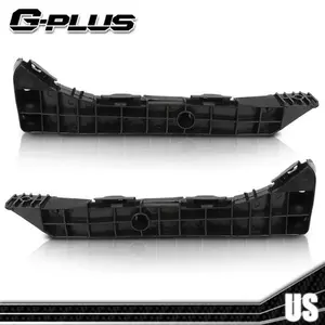 Bumper Bracket set Black Fit For 2007-2012 Lexus ES350 Front Left + Right Side