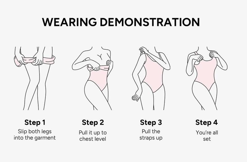 [MAX] Nebility Seamless Comfort Shapewear Bodysuit for Women,Basic Minimalist fashion Crewneck Womenswear Underwear High Waist Shaping Compression Firm Tummy Control Black&Black