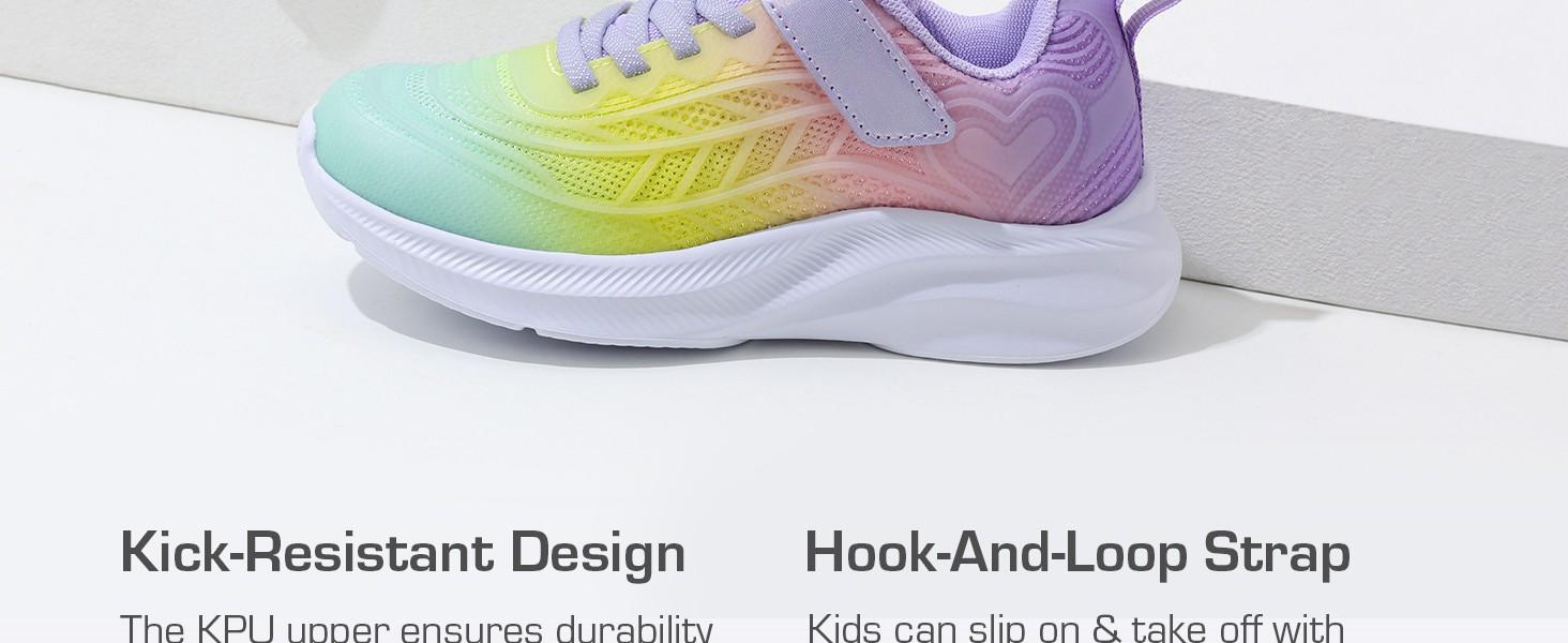 DREAM PAIRS KIDS Kids Kick-Resistant Lightweight Running Sneakers