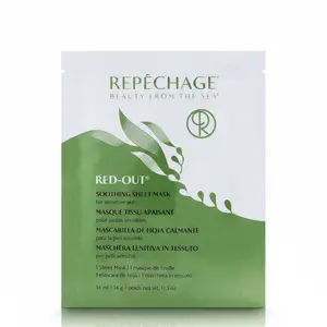 REPÊCHAGE Red-Out Soothing Sheet Mask Single 0.5 oz 14 ml Sensitive Skin Calming with Seaweed Aloe Hyaluronic Acid Azelaic Acid