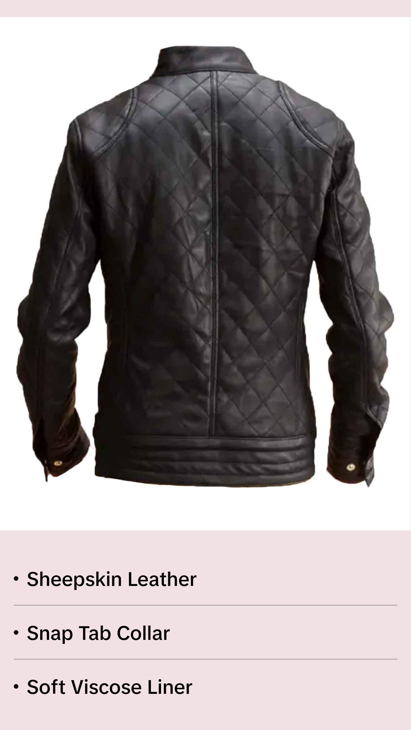 MotorCycleJackets Men’s Black Faux Racer Leather Jacket