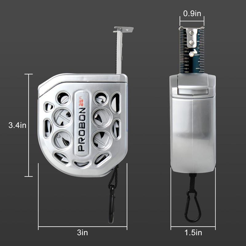 16/25FT Retractable Tape Measure Stainless Steel Measuring Tape With One sided Scale Waterproof Portable AutoLock Ruler With Magnetic engineer tape 16/25FT Retractable Tape Measure Stainless Steel Measuring Tape With One sided Scale Waterproof Portable AutoLock Ruler With Magnetic engineer tape