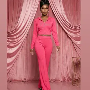 I AM GIA Iconic Velour/Jersey Sweatsuit Set