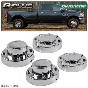 Fit For 2011-2018 Dodge Ram 3500 Dually Alcoa Alloy Wheel Center Caps 1-Ton Hub Cover Set