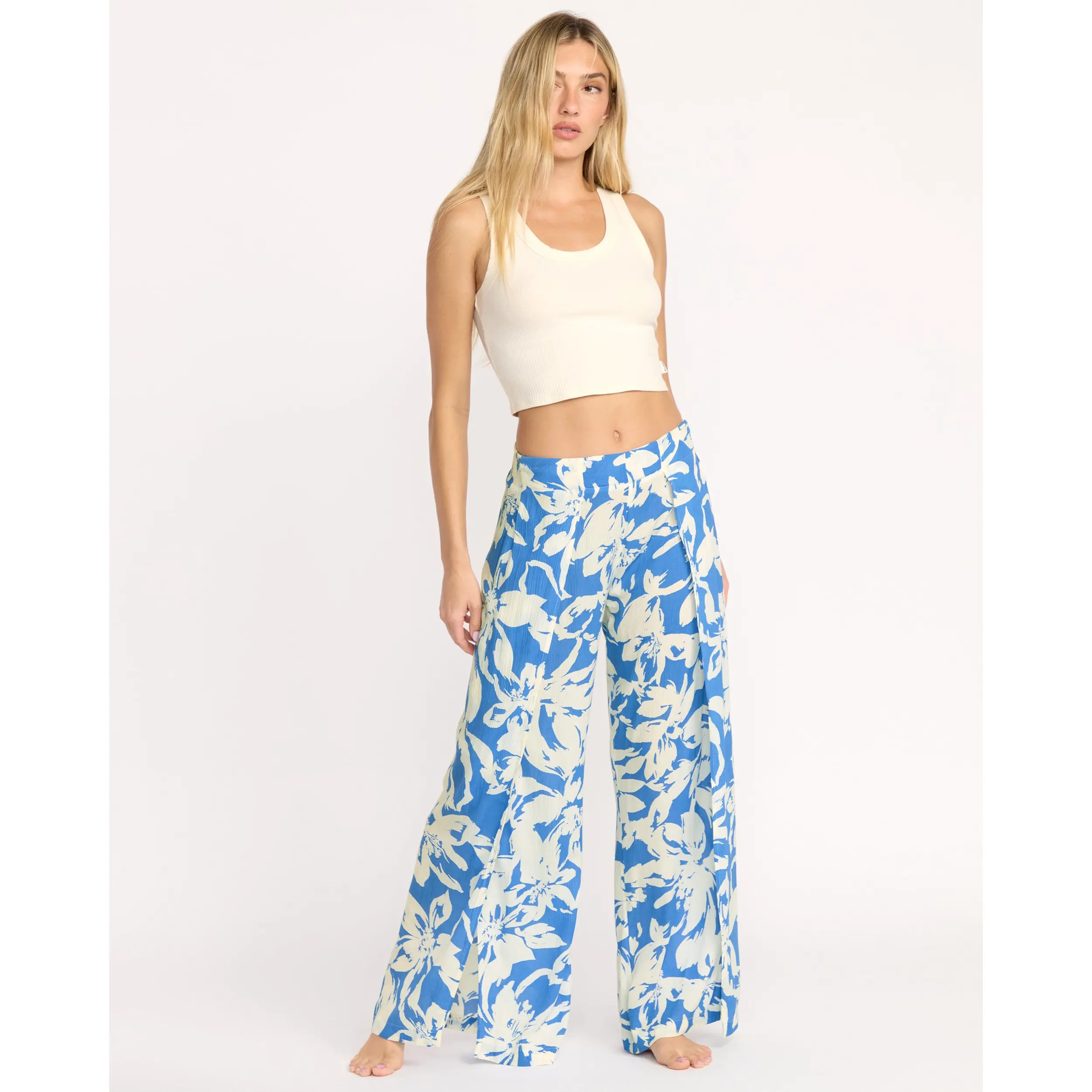 BILLABONG Women's Split Spirit Elastic Waist Pants, Relaxed Fit, Everyday Casual Layering