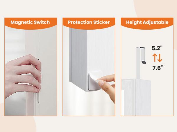 HomeSquad Full-Length Mirror Jewelry Cabinet, Wall or Door Mount, Organizer Armoire with Built-in Makeup Mirror, Lockable Storage with 2 Drawers