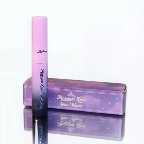 Lashinn Midnight Lash Glue Wand – 2 In 1 Black Eyeliner & Lash Adhesive Waterproof False Eyelash Glue