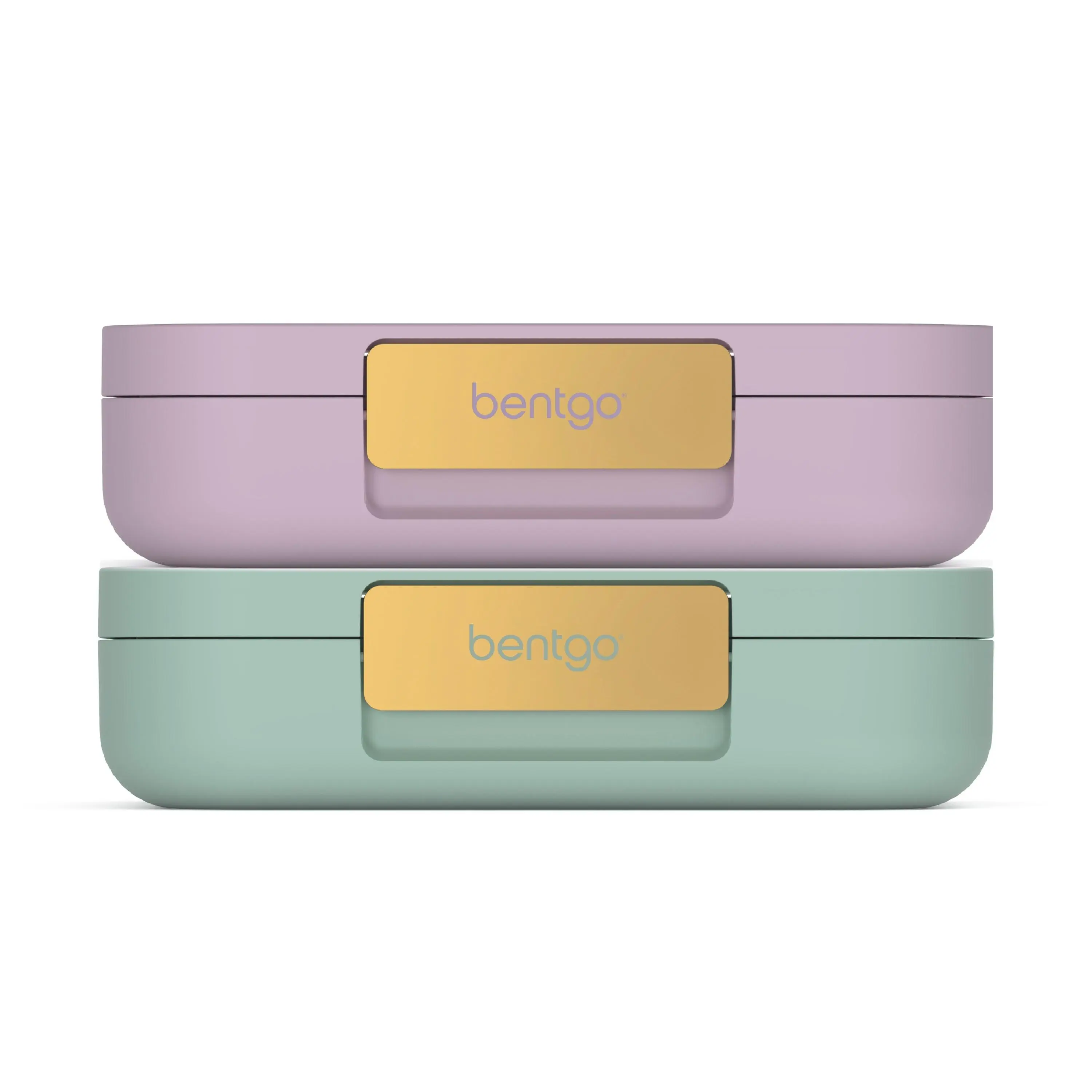 Bentgo Modern Lunch Box 2-Pack - Reusable Meal Prep Containers with Lightweight Design, BPA-Free, 3-Compartment, Stylish with Removable Divider