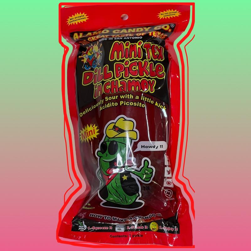 Family Three Pack Chamoy Pickle Kits with Takis, Lucas Powder, Liquid Lucas, Salsaghetti Skwinkles, Gushers and Fruit Rolls Ups Snacks Snack Gift