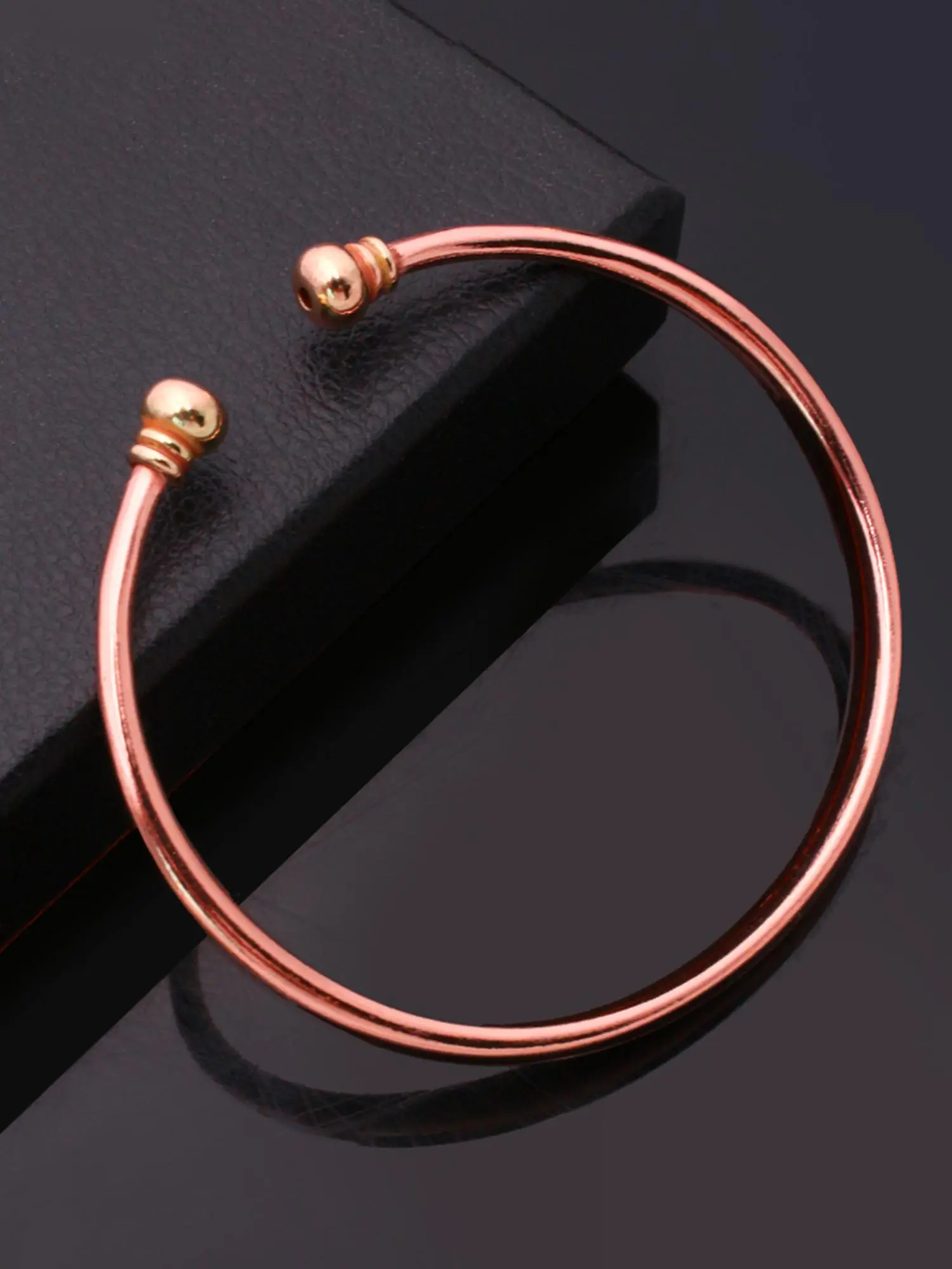 Minimalist Temperament Copper Open Bangle, Adjustable Minimalist Bangle, Elegant Bangle, Fashionable Jewelry for Women & Men, Trendy All-match & Exquisite Jewelry for Birthday Gift
