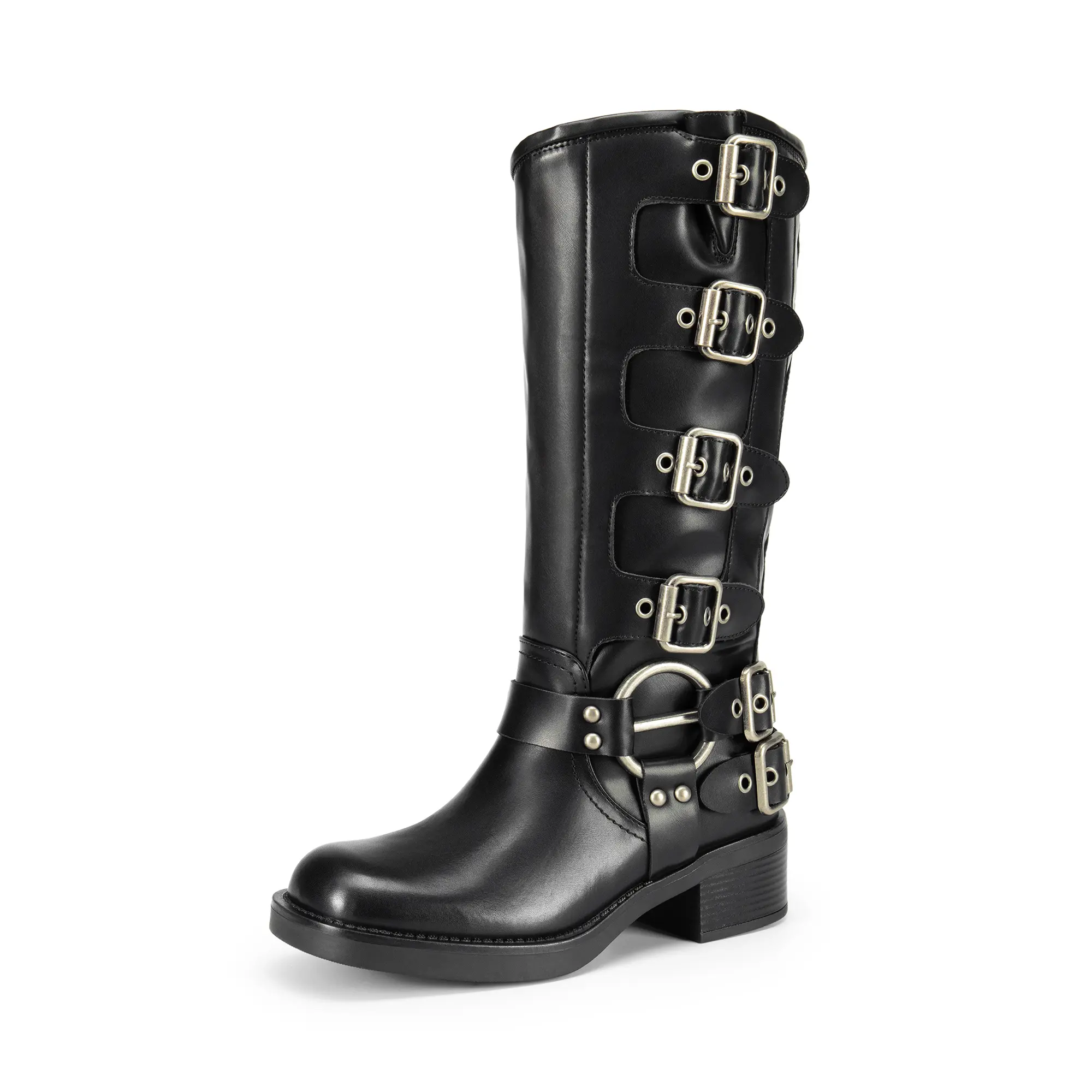 Dream Pairs Square Toe Motorcycle  combat melania Bota  Comfort Walking Shoes Footwear Parent Riding boots, Western Cowboy Boot, Women, Chic, Western Wear For Women, Western Elegance,back to school,back to school haul