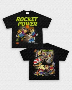 ROCKET POWER TEE ANIME GRAPHIC T-SHIRT UNISEX FASHION CLOTHING FOR MEN & WOMEN